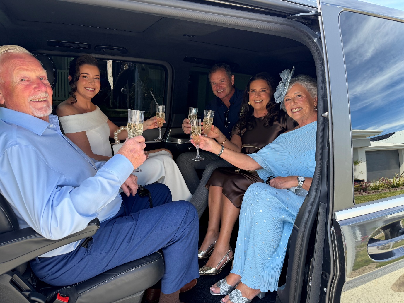 Little Black Limo driver and team